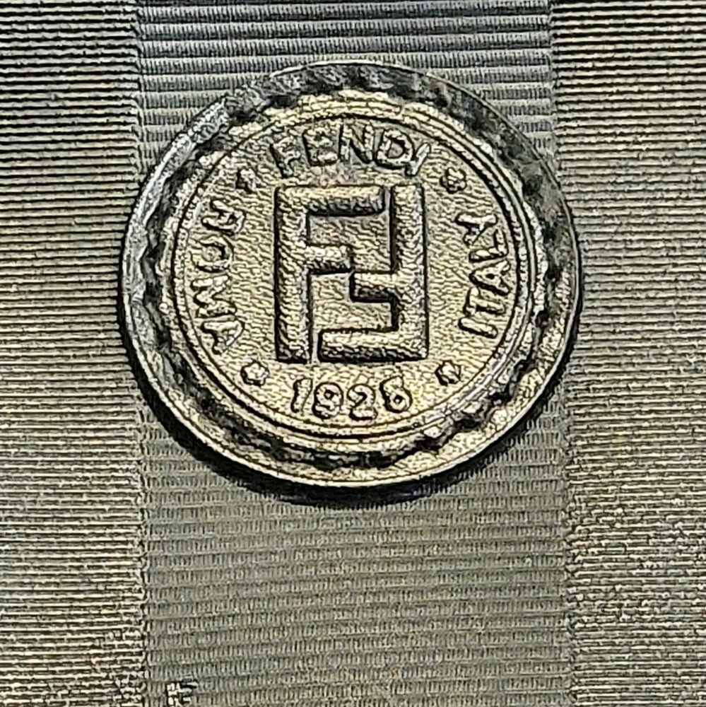 ** SOLD on VC**  Vintage FENDI Black Stripe Mini Bag - Picture 5 of 14